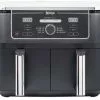 Fritteusen NINJA AF400EU Foodi Max Dual Zone Heißluft-Fritteuse Schwarz