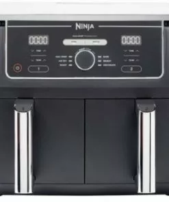 Fritteusen NINJA AF400EU Foodi Max Dual Zone Heißluft-Fritteuse Schwarz