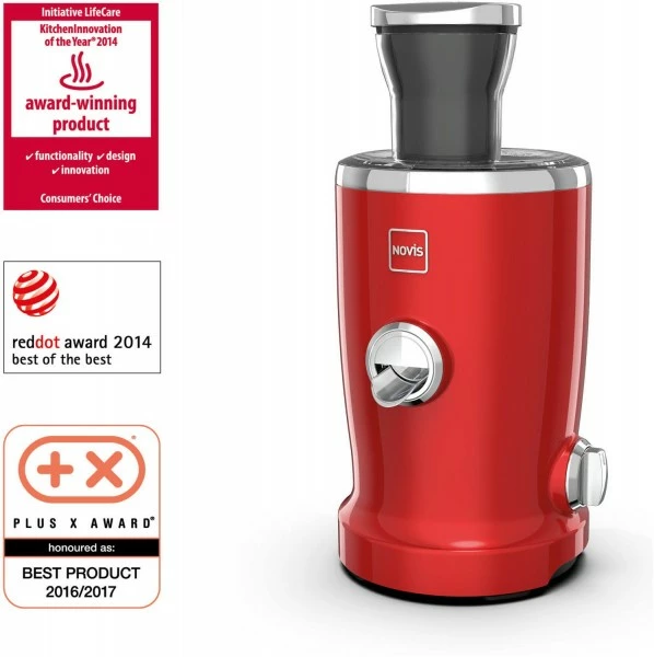 Entsafter & Zitruspressen NOVIS VitaJuicer S1 Entsafter Rot 2 Entsafter & Zitruspressen NOVIS VitaJuicer S1 Entsafter Rot – Bild 2