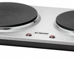 Geschirr- Und Kochplattenwärmer BOMANN DKP 5033 E CB Doppelkochplatte Edelstahl
