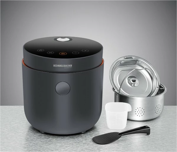 Dampfgarer & Reiskocher Rommelsbacher MRK 500 Multikocher Dunkel Grau 6 Dampfgarer & Reiskocher Rommelsbacher MRK 500 Multikocher Dunkel Grau – Bild 6