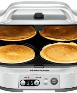 Waffelautomaten Rommelsbacher PC 1800 Waffelautomat Silber