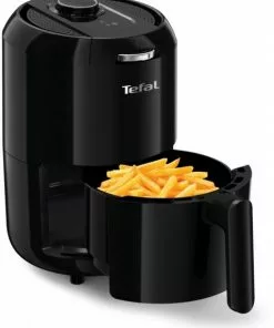 Fritteusen Tefal EY1018 Easy Fry Compact Heißluft-Fritteuse Schwarz