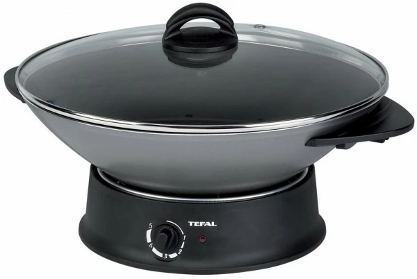 Tefal WO3000 Elektro-Wok Silber 1 Tefal WO3000 Elektro-Wok Silber