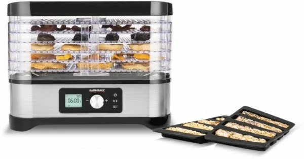 Dampfgarer & Reiskocher Gastroback Design Dörrautomat Natural Plus Edelstahl/schwarz 2 Dampfgarer & Reiskocher Gastroback Design Dörrautomat Natural Plus Edelstahl/schwarz – Bild 2