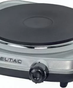 Geschirr- Und Kochplattenwärmer Eltac EK 18 Kochplatte Silber