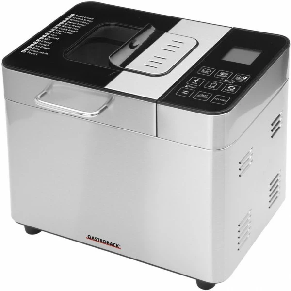Brotbackautomaten Gastroback Design Brotbackautomat Advanced Brotbackautomat Edelstahl/schwarz 1 Brotbackautomaten Gastroback Design Brotbackautomat Advanced Brotbackautomat Edelstahl/schwarz