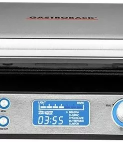 Waffelautomaten Gastroback Waffeleisen Advanced Control Waffelautomat Silber