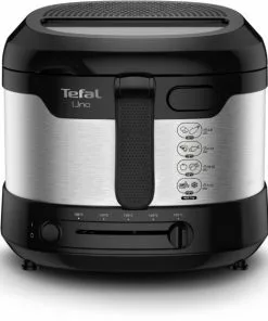 Fritteusen Tefal FF215D Uno M Fritteuse Schwarz/edelstahl