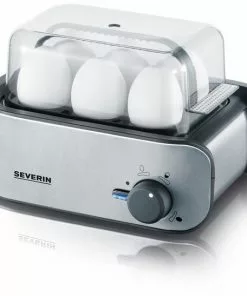 Severin EK 3134 Eierkocher Edelstahl/schwarz