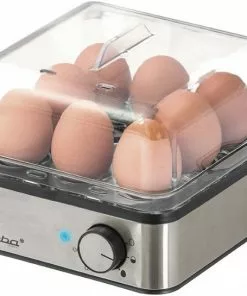 Steba EK 5 Eierkocher Edelstahl/schwarz