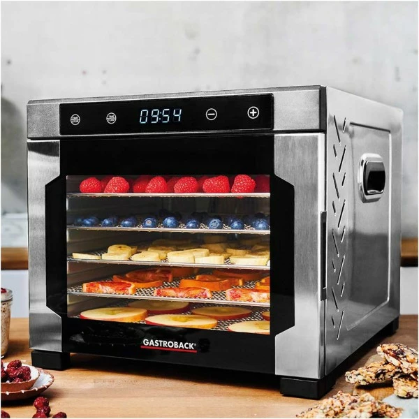 Dampfgarer & Reiskocher Gastroback Design Dörrautomat Pro Dörrautomat Edelstahl 4 Dampfgarer & Reiskocher Gastroback Design Dörrautomat Pro Dörrautomat Edelstahl – Bild 4