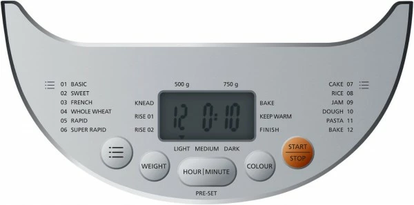 Brotbackautomaten Steba BM 3 Brotbackautomat Weiß/silber 4 Brotbackautomaten Steba BM 3 Brotbackautomat Weiß/silber – Bild 4