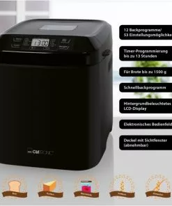 Brotbackautomaten Clatronic BBA 3774 Brotbackautomat Schwarz -Kuchenkleingerate Verkaufe 8bd04af8 e1a0 4f4e 96c4 a39df343094a 600x600