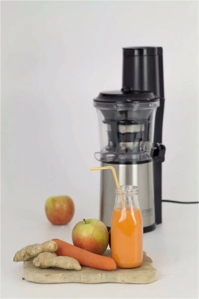 Entsafter & Zitruspressen Caso SJW 500 Design Slow Juicer Entsafter Edelstahl/schwarz 3 Entsafter & Zitruspressen Caso SJW 500 Design Slow Juicer Entsafter Edelstahl/schwarz – Bild 3