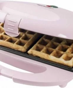 Waffelautomaten Bestron ASW401P Waffelautomat Hellrosa