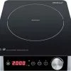 Geschirr- Und Kochplattenwärmer Steba IK 55 Induktionskochplatte Schwarz/silber