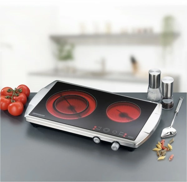 Geschirr- Und Kochplattenwärmer Rommelsbacher CT 3400/E Doppelkochplatte Edelstahl 3 Geschirr- Und Kochplattenwärmer Rommelsbacher CT 3400/E Doppelkochplatte Edelstahl – Bild 3