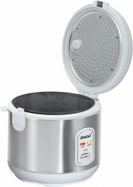 Dampfgarer & Reiskocher Steba RK 2 Reiskocher Edelstahl/weiß 2 Dampfgarer & Reiskocher Steba RK 2 Reiskocher Edelstahl/weiß – Bild 2