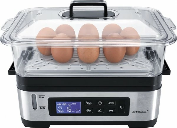 Dampfgarer & Reiskocher Steba DG 2 Dampfgarer Edelstahl/schwarz 5 Dampfgarer & Reiskocher Steba DG 2 Dampfgarer Edelstahl/schwarz – Bild 5