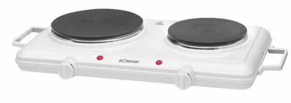 Geschirr- Und Kochplattenwärmer BOMANN DKP 5028 CB Doppelkochplatte Weiß 1 Geschirr- Und Kochplattenwärmer BOMANN DKP 5028 CB Doppelkochplatte Weiß