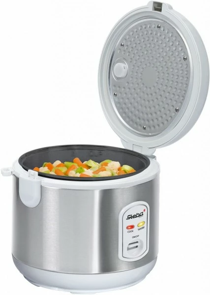 Dampfgarer & Reiskocher Steba RK 2 Reiskocher Edelstahl/weiß 1 Dampfgarer & Reiskocher Steba RK 2 Reiskocher Edelstahl/weiß