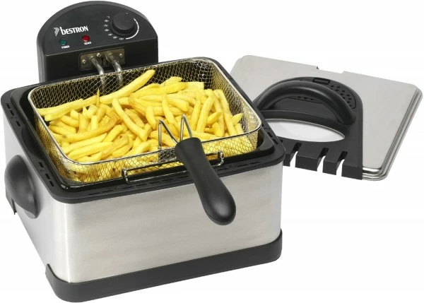 Fritteusen Bestron DF 402 B Fritteuse Edelstahl 2 Fritteusen Bestron DF 402 B Fritteuse Edelstahl – Bild 2