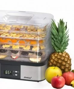 Dampfgarer & Reiskocher Steba ED 5 Dörrautomat Edelstahl/schwarz