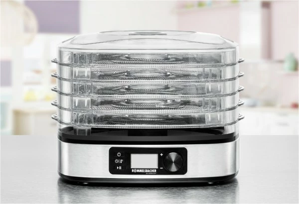 Dampfgarer & Reiskocher Rommelsbacher DA 350 Dörrautomat Edelstahl/schwarz 3 Dampfgarer & Reiskocher Rommelsbacher DA 350 Dörrautomat Edelstahl/schwarz – Bild 3