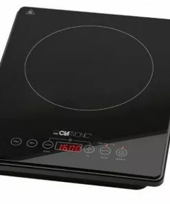 Geschirr- Und Kochplattenwärmer Clatronic EKI 3569 Induktionskochplatte Schwarz