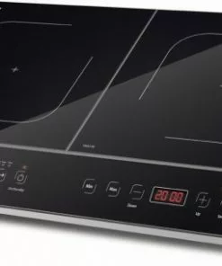Geschirr- Und Kochplattenwärmer Caso Touch 3500 Doppel-Induktionskochplatte Schwarz