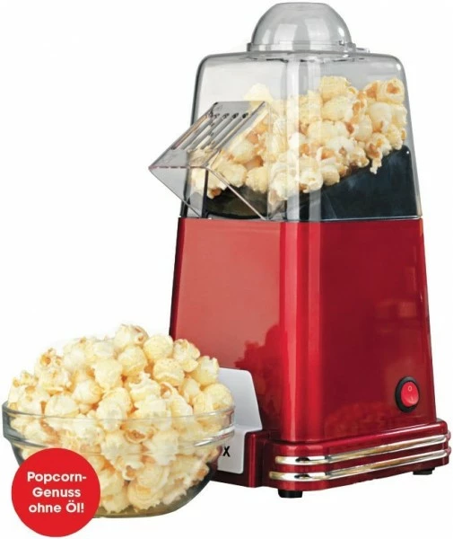 Popcorn, Schokolade & Co. GOURMETmaxx Popcorn-Maschine Rot 1 Popcorn, Schokolade & Co. GOURMETmaxx Popcorn-Maschine Rot