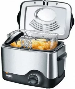 Fritteusen Unold 58615 Fritteuse Kompakt Edelstahl /schwarz