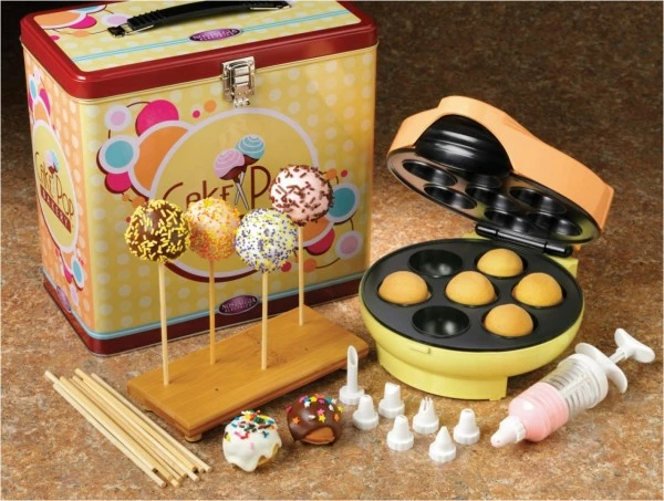 Waffelautomaten Simeo FC 610 CakePopMaker Gelb 1 Waffelautomaten Simeo FC 610 CakePopMaker Gelb