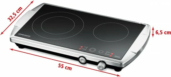 Geschirr- Und Kochplattenwärmer Rommelsbacher CT 3400/E Doppelkochplatte Edelstahl 6 Geschirr- Und Kochplattenwärmer Rommelsbacher CT 3400/E Doppelkochplatte Edelstahl – Bild 6