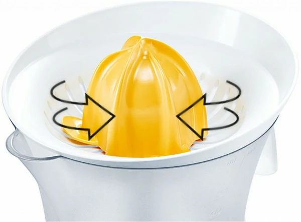 Entsafter & Zitruspressen Bosch MCP3000N Zitruspresse Weiß/sommergelb 6 Entsafter & Zitruspressen Bosch MCP3000N Zitruspresse Weiß/sommergelb – Bild 6