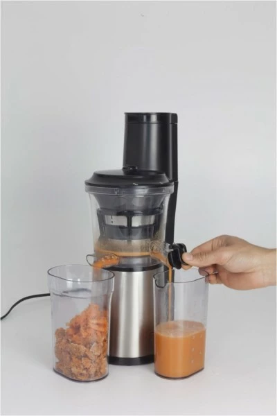 Entsafter & Zitruspressen Caso SJW 500 Design Slow Juicer Entsafter Edelstahl/schwarz 6 Entsafter & Zitruspressen Caso SJW 500 Design Slow Juicer Entsafter Edelstahl/schwarz – Bild 6