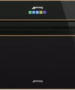 Geschirr- Und Kochplattenwärmer Smeg SAB4604NR Kompakt-Blast-Chiller Schwarz/kupfer