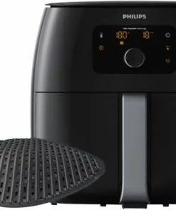 Fritteusen Philips HD9654/90 Airfryer Premium XXL Heißluft-Fritteuse Schwarz