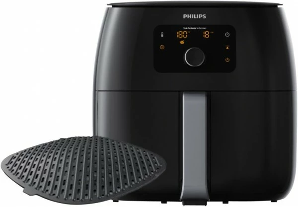 Fritteusen Philips HD9654/90 Airfryer Premium XXL Heißluft-Fritteuse Schwarz 1 Fritteusen Philips HD9654/90 Airfryer Premium XXL Heißluft-Fritteuse Schwarz